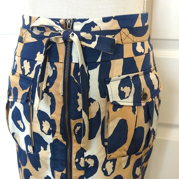 DVF Diane Von Furstenberg Leopard Print Pencil Skirt - Picture 2 of 7
